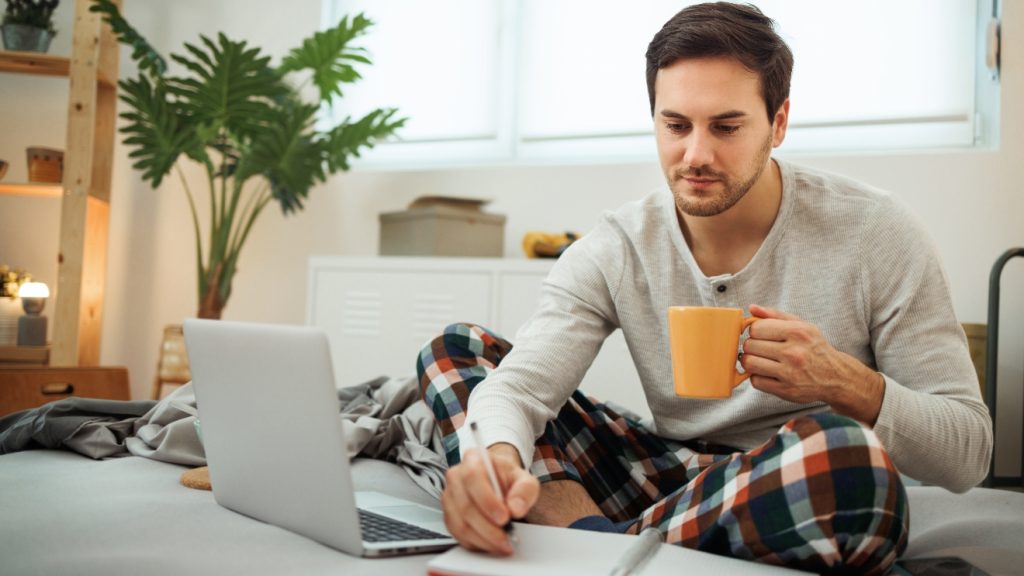 reggeli rutin, reggeli szokások, férfi reggel