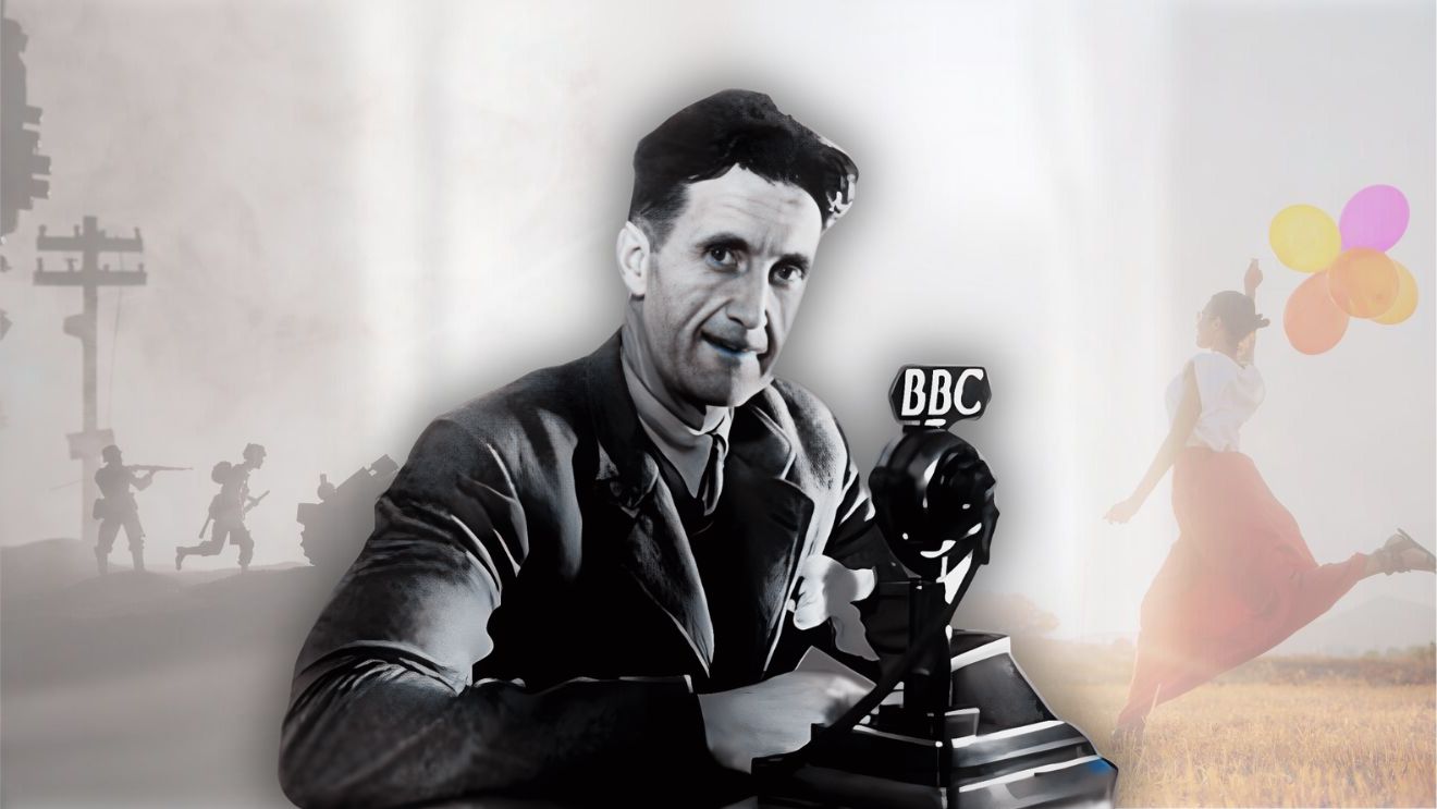 George Orwell, double think, kettős gondolkozás, háború és béke,