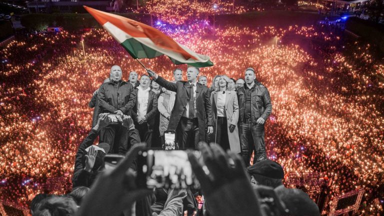 Tisza Párt eredményváró Debrecen 2026