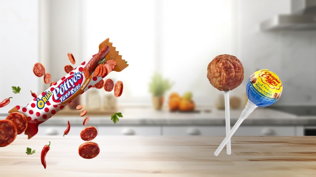 kolbászos túró rudi, húsgolyós nyalóka, Lidl szeretünk ALDI