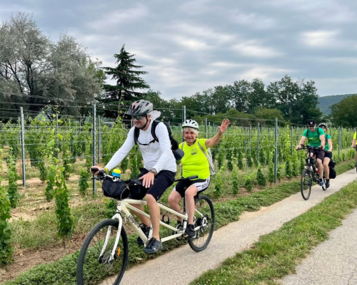 Tandemkerékpáros túra a Balaton körül