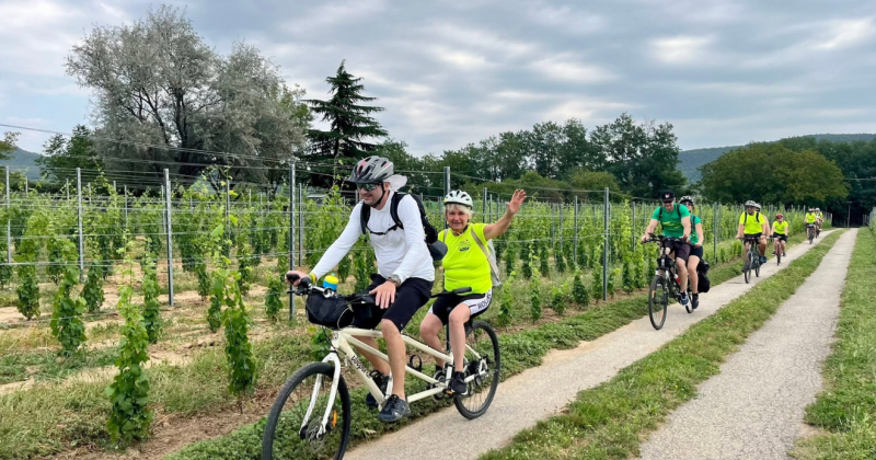 Tandemkerékpáros túra a Balaton körül