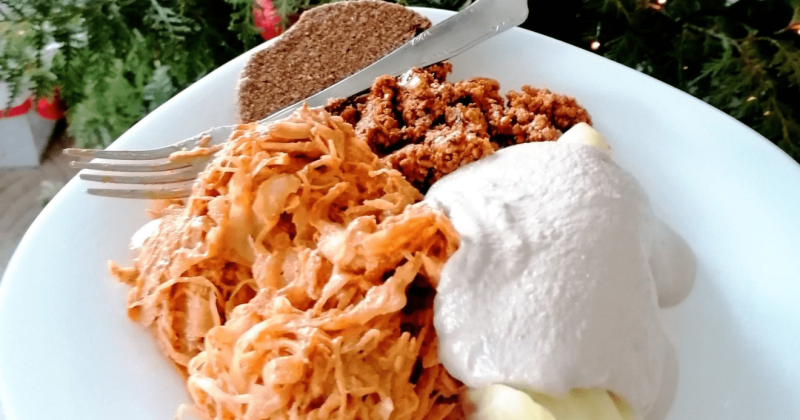 nyers vegán székelykáposzta