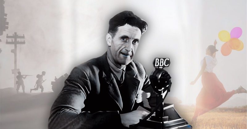 George Orwell, double think, kettős gondolkozás, háború és béke,