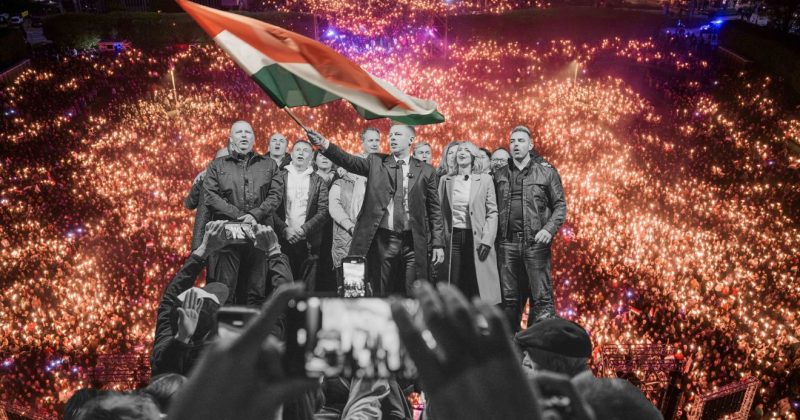 Tisza Párt eredményváró Debrecen 2026