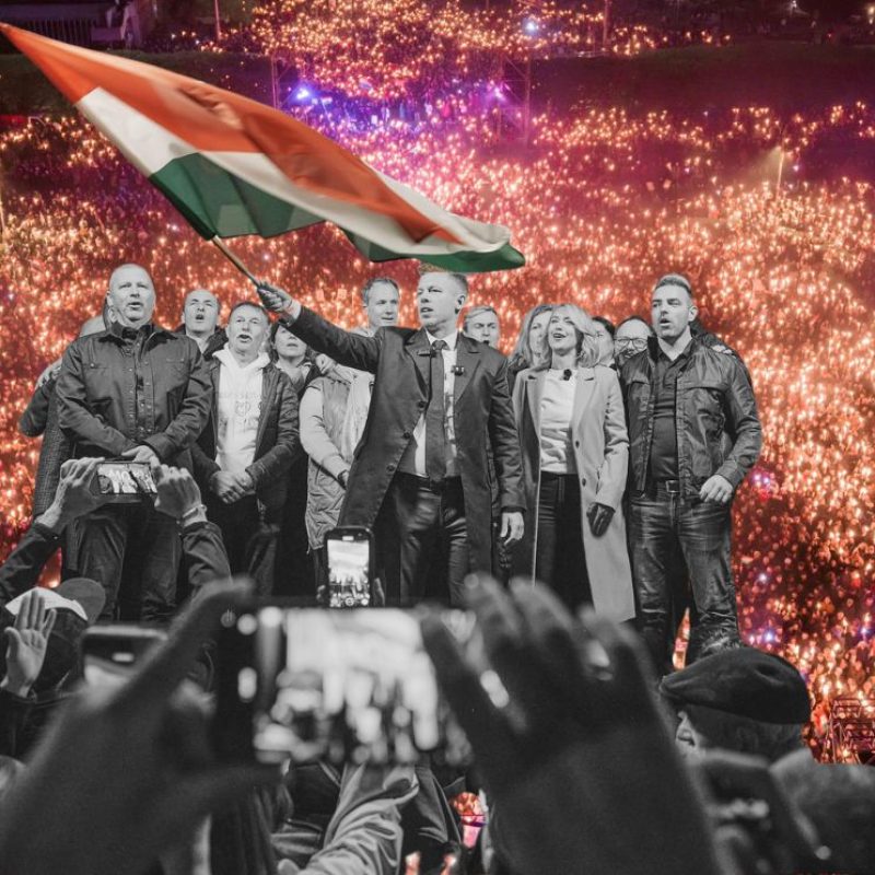 Tisza Párt eredményváró Debrecen 2026