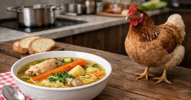 gazdasági haszonállat, csirkehúsleves, kollagén