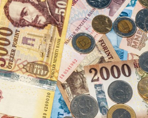 lakáshitel kalkulátor, forint, papírpénz,