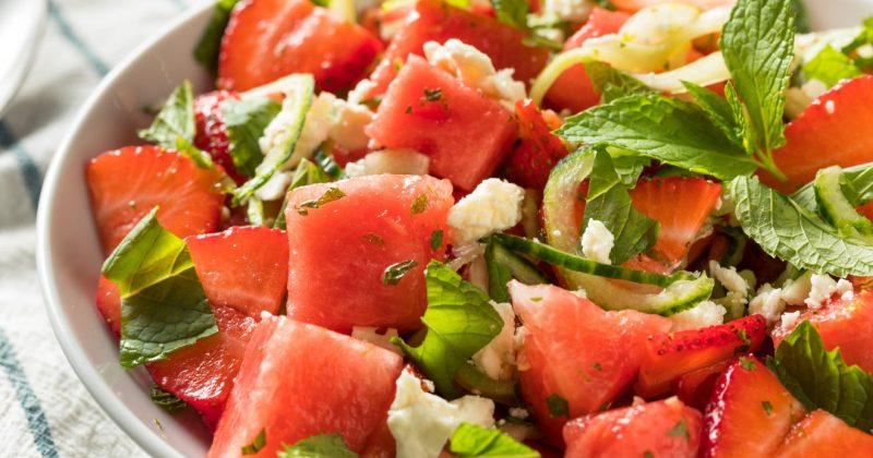 görögdinnye-saláta