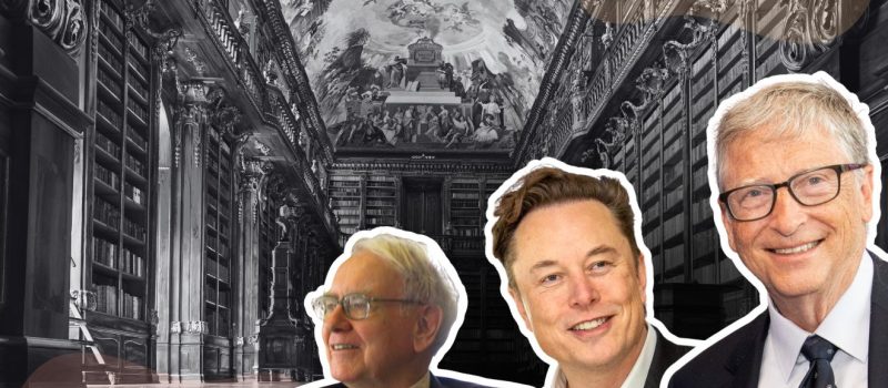 könyvtár, warren buffet, elon musk, bill gates Kép forrása Canva @tilialucida Portrék Wikipédia könyvtár, warren buffet, elon musk, bill gates Kép forrása Canva @tilialucida Portrék Wikipédia