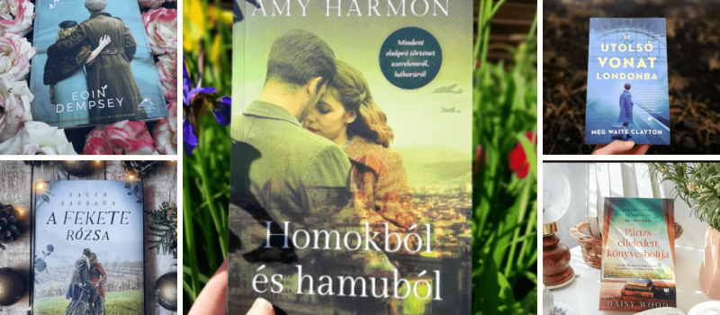 második világháború könyvajánló, Eoin Dempsey: Fehér rózsa, Eoin Dempsey: Fehér rózsa, Bauer Barbara: A fekete rózsa, Daisy Wood: Párizs elfeledett könyvesboltja