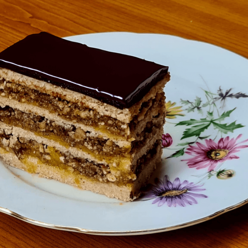 fergeteges, nyers vegán zserbó