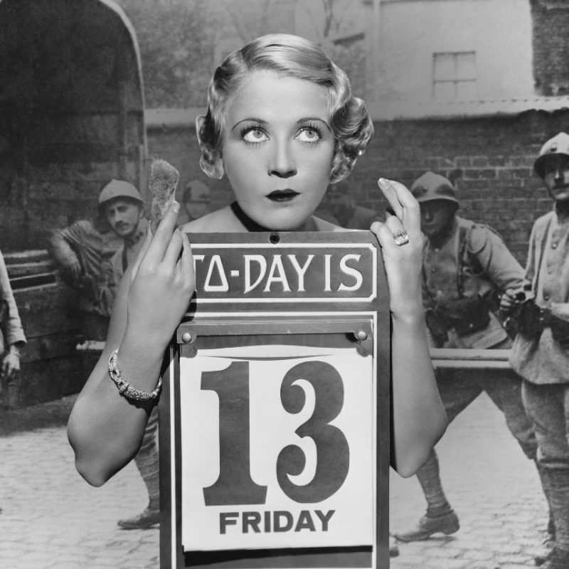 péntek 13, babonák, boszorkény